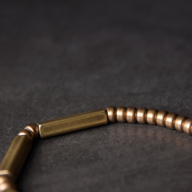 Bracelet spirituel en cuivre pour la richesse et la chance, taille réglable