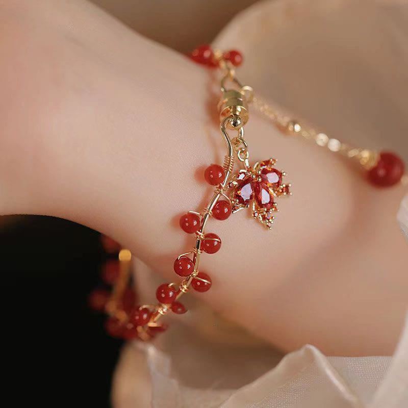 Bracelet porte-bonheur spirituel en cuivre pour l'équilibre et la richesse