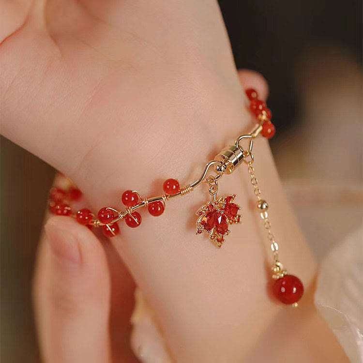 Bracelet porte-bonheur spirituel en cuivre pour l'équilibre et la richesse