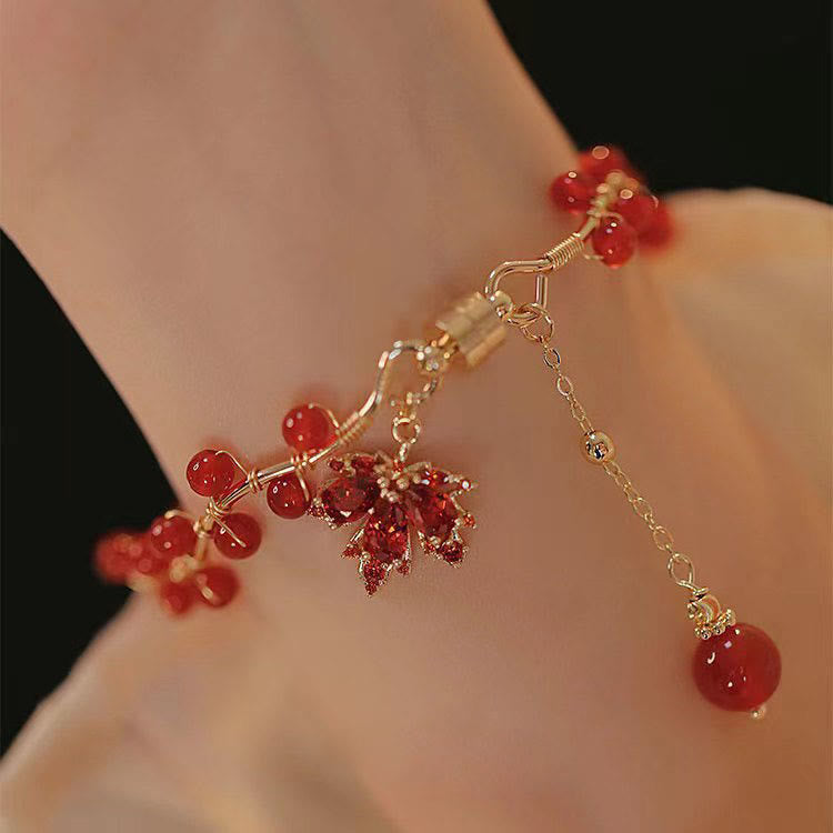 Bracelet porte-bonheur spirituel en cuivre pour l'équilibre et la richesse