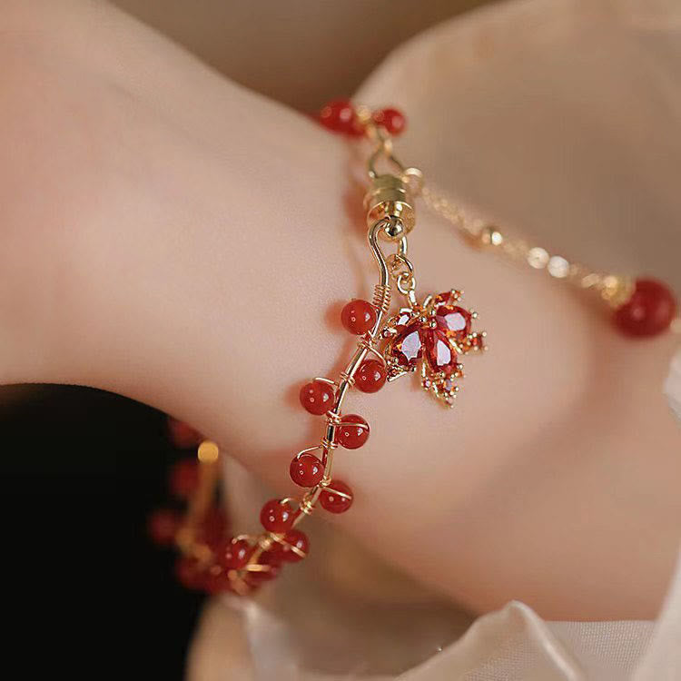 Bracelet porte-bonheur spirituel en cuivre pour l'équilibre et la richesse