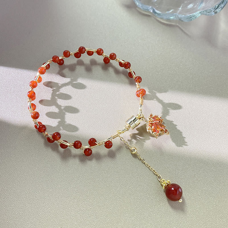Bracelet porte-bonheur spirituel en cuivre pour l'équilibre et la richesse