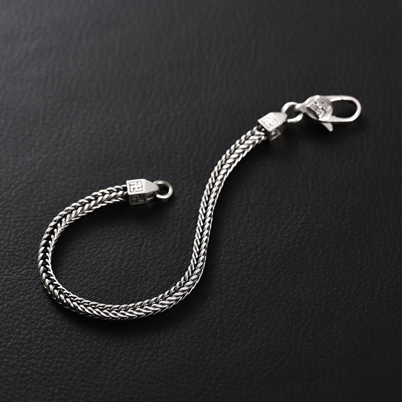 Bracelet chaîne en cuivre avec pouvoir spirituel | Énergie Vajra Swastika