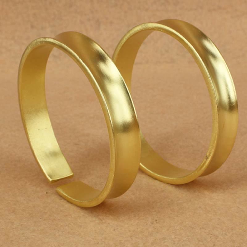 Bracelet manchette porte-bonheur en cuivre | Équilibre spirituel unisexe