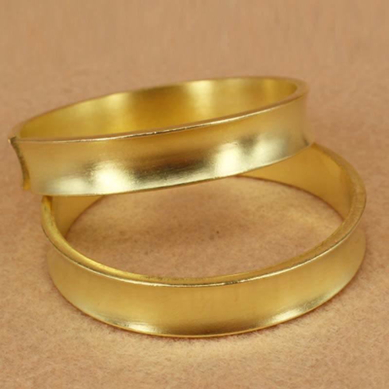 Bracelet manchette porte-bonheur en cuivre | Équilibre spirituel unisexe