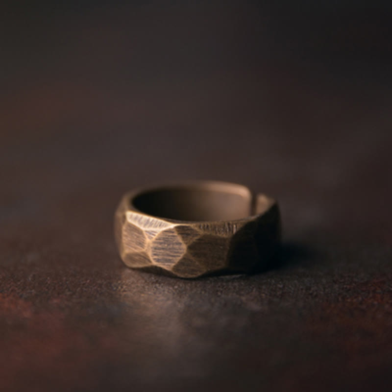 Bague de richesse en cuivre pour la guérison spirituelle et l'abondance