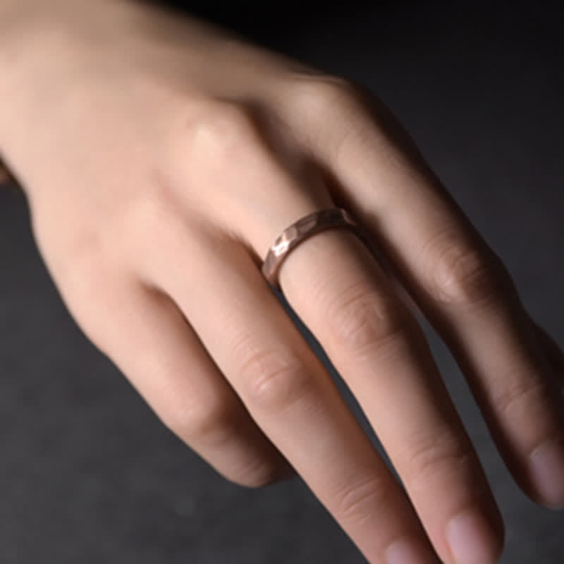 Bague de richesse en cuivre pour la guérison spirituelle et l'abondance