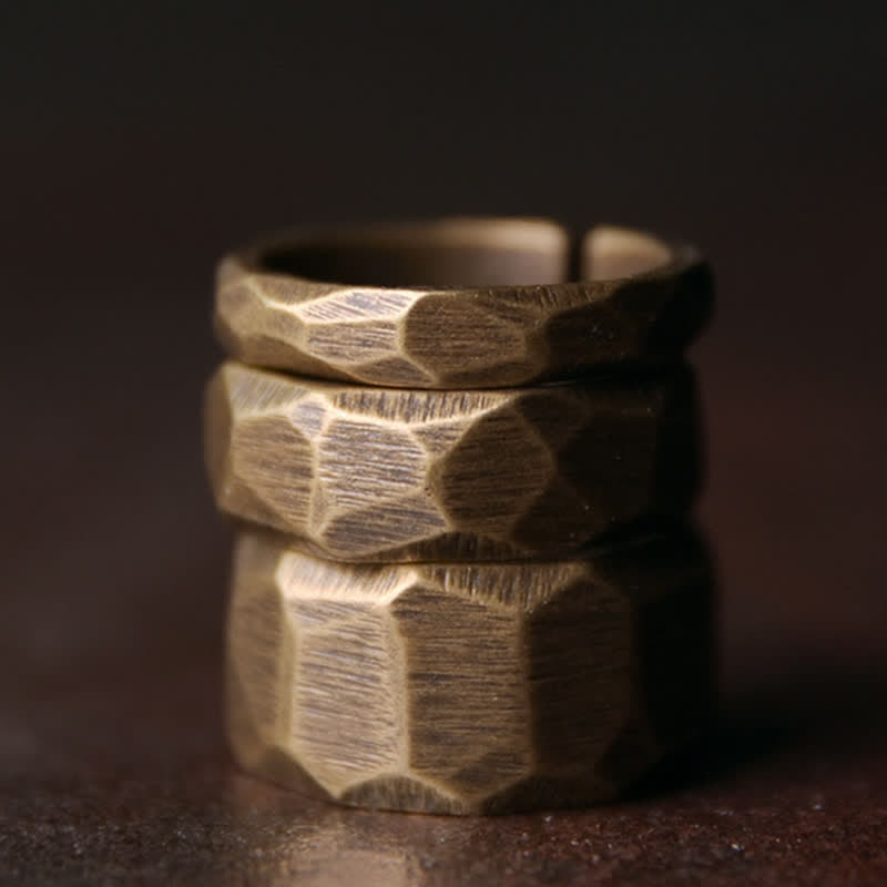 Bague de richesse en cuivre pour la guérison spirituelle et l'abondance