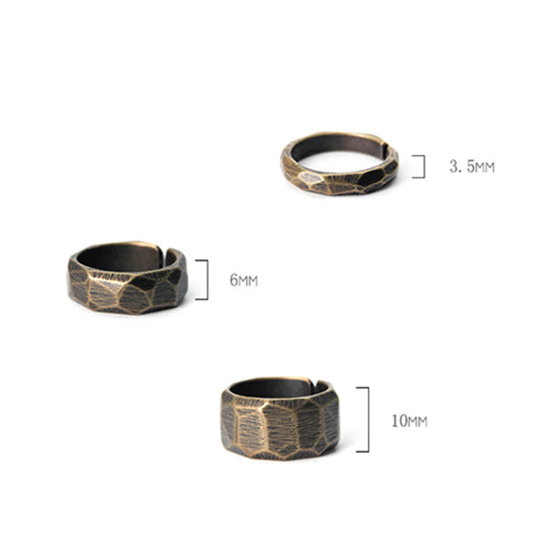 Bague de richesse en cuivre pour la guérison spirituelle et l'abondance