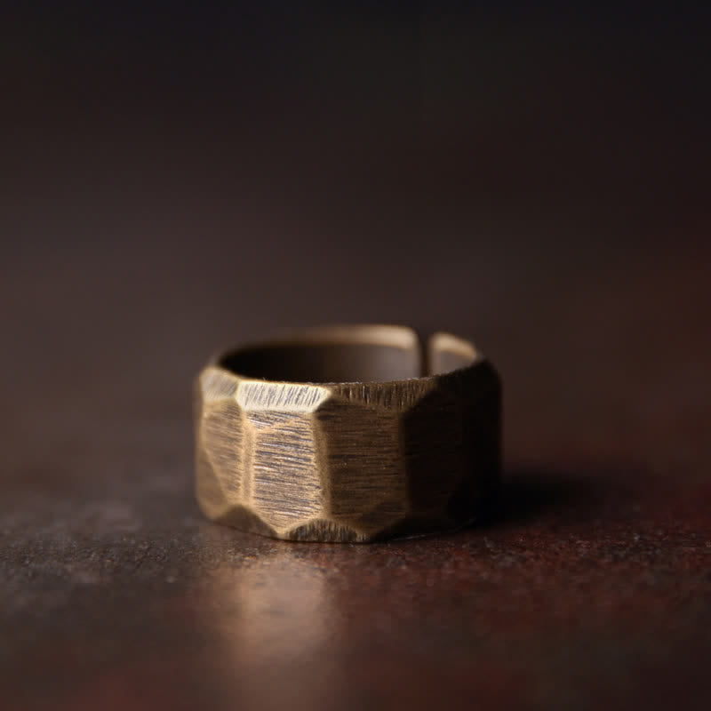 Bague de richesse en cuivre pour la guérison spirituelle et l'abondance