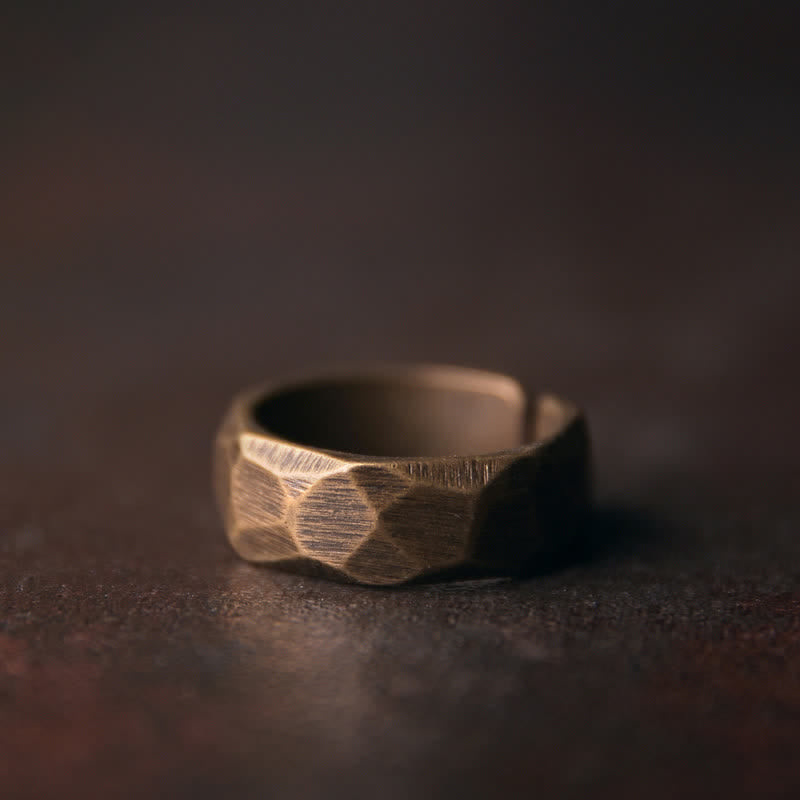 Bague de richesse en cuivre pour la guérison spirituelle et l'abondance