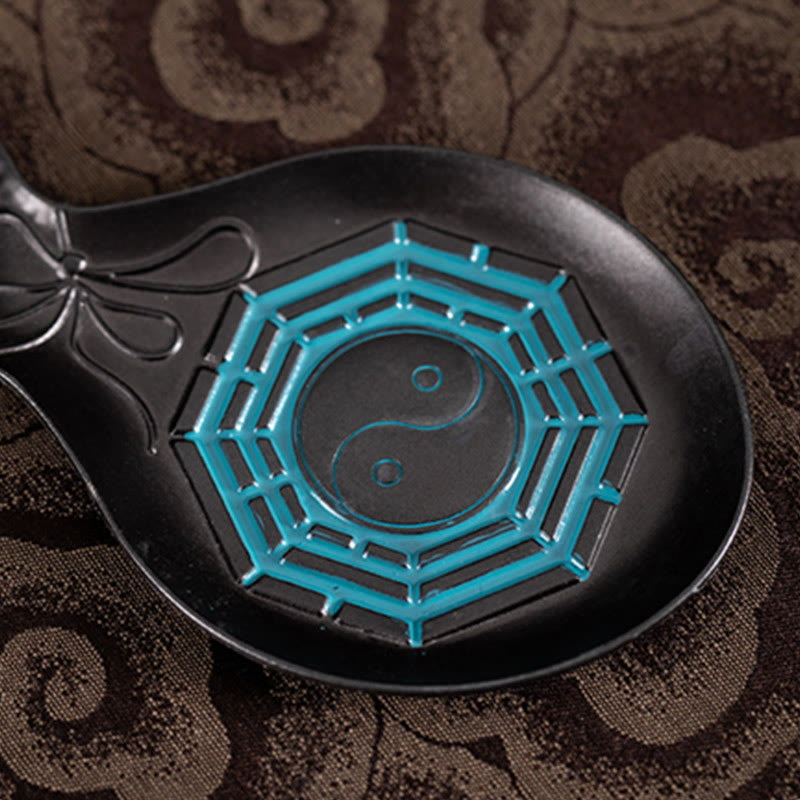 Brûleur d'encens Yin Yang Bagua en cuivre, décoration 13.8cm