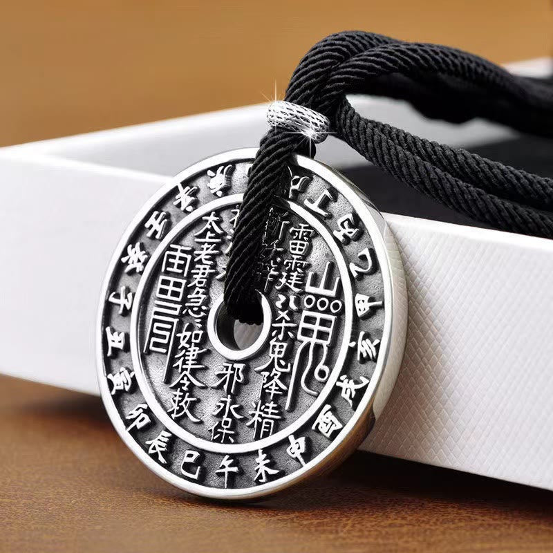 Pendentif Yin Yang en cuivre | Les fantômes des montagnes dépensent de l'argent