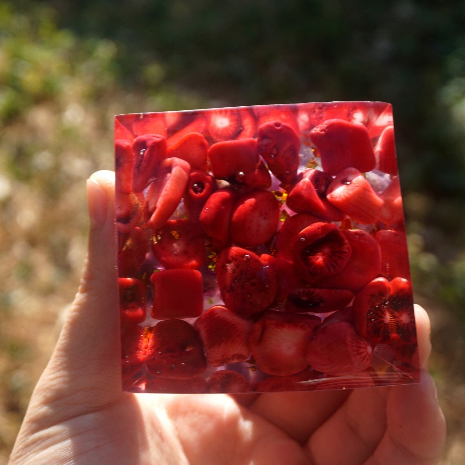 Pyramide d'orgone Crimson Vigor