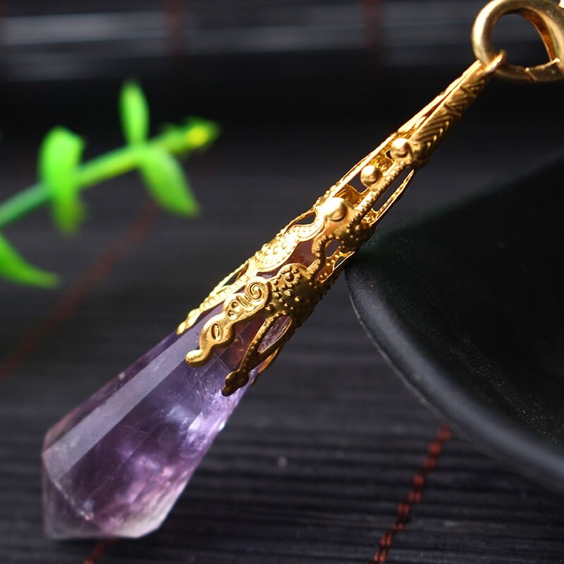 Pendule de connexion divinatoire en cristal