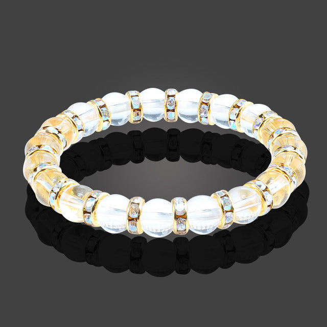 Bracelet d'énergie en cristal pour une transformation positive