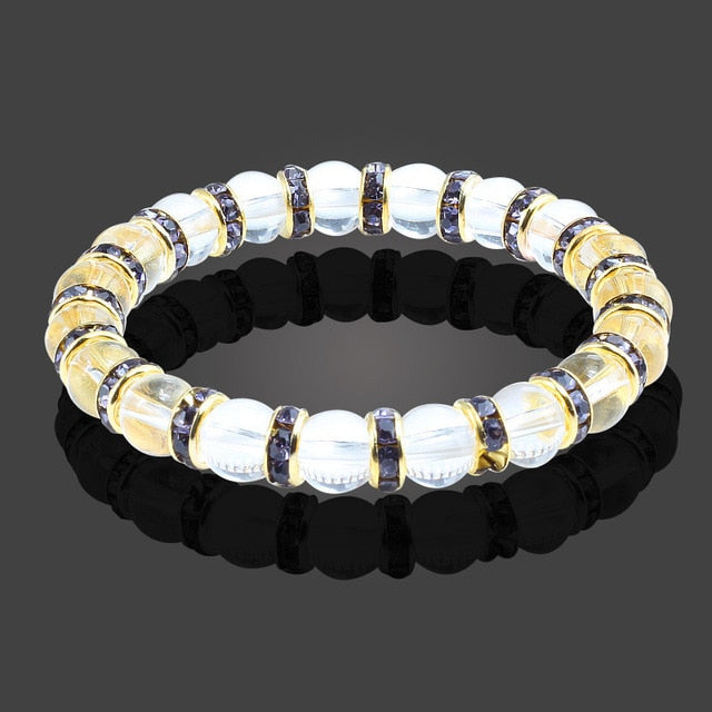 Bracelet d'énergie en cristal pour une transformation positive