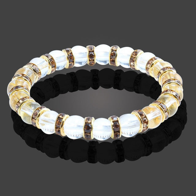 Bracelet d'énergie en cristal pour une transformation positive