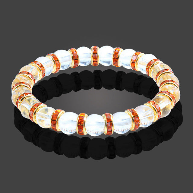 Bracelet d'énergie en cristal pour une transformation positive