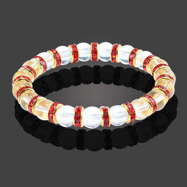 Bracelet d'énergie en cristal pour une transformation positive