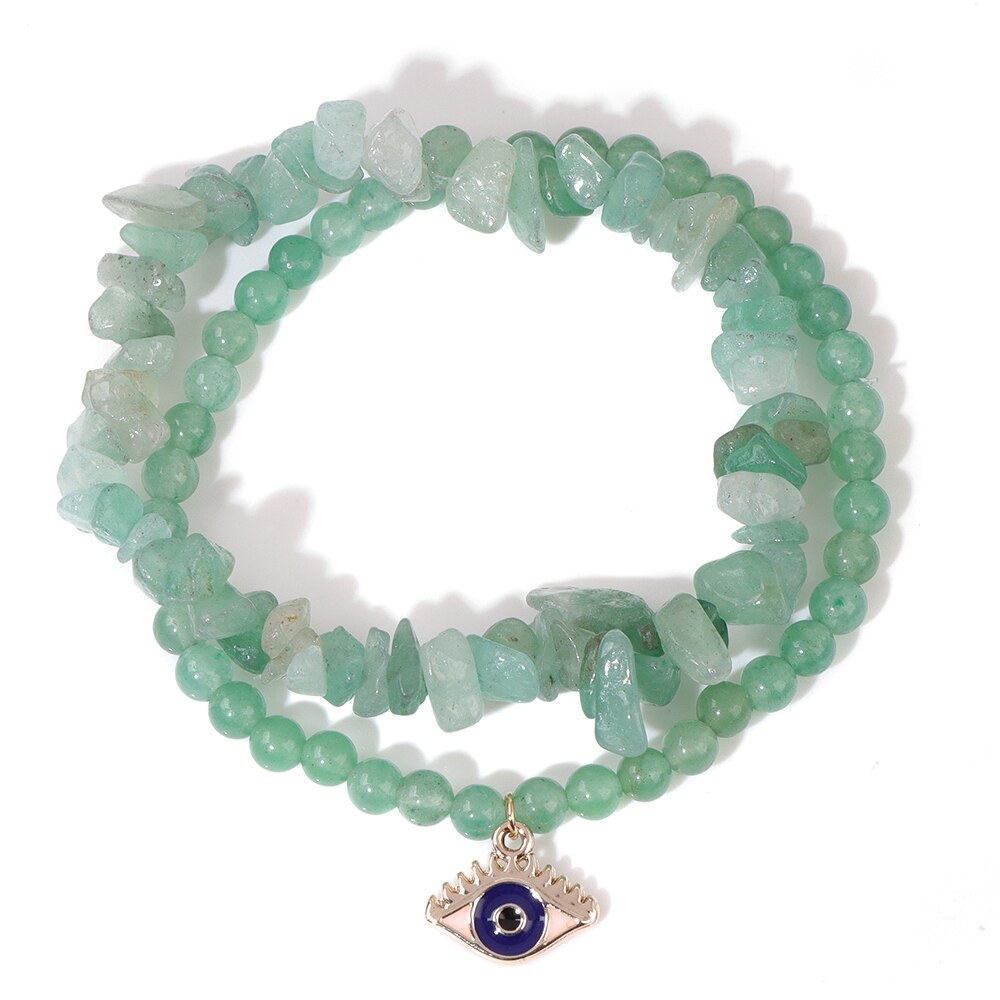 Bracelets en cristal contre le mauvais œil pour la protection