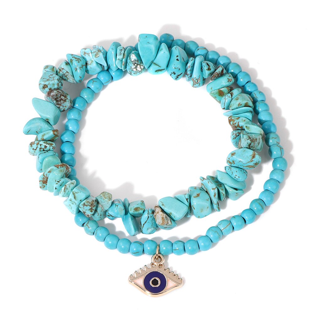 Bracelets en cristal contre le mauvais œil pour la protection