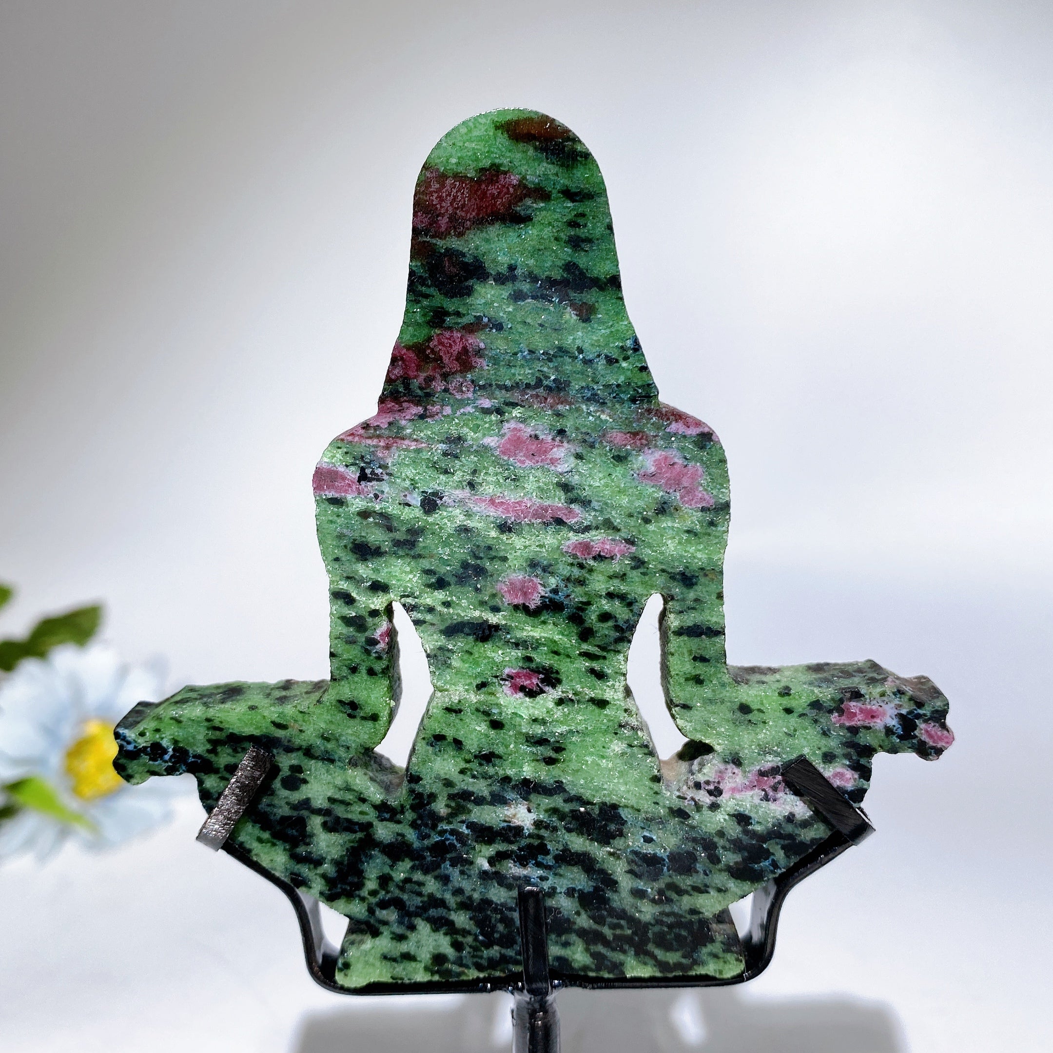 Crystal Goddess Carving with Stand 9.5cm Healing Figurine