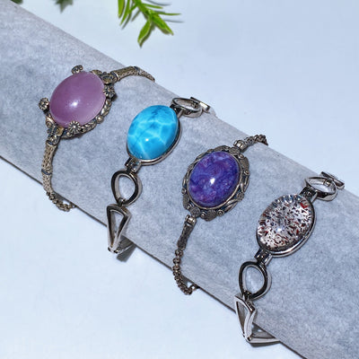 Bracelet spirituel de guérison en cristal avec pierres précieuses naturelles