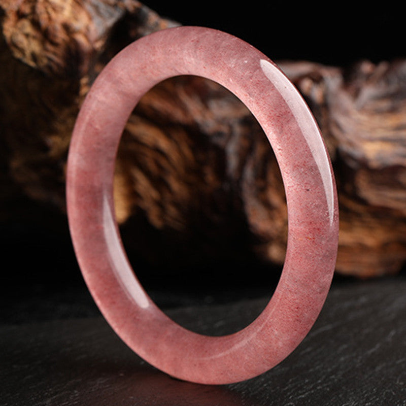 Strawberry Quartz Love Healing Bracelet 50mm Bangle