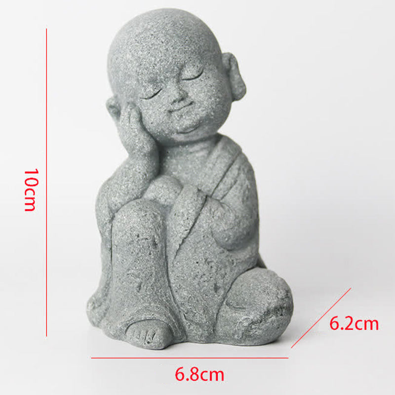 Sandstone Buddha Statue for Meditation and Compassion | Home Decor