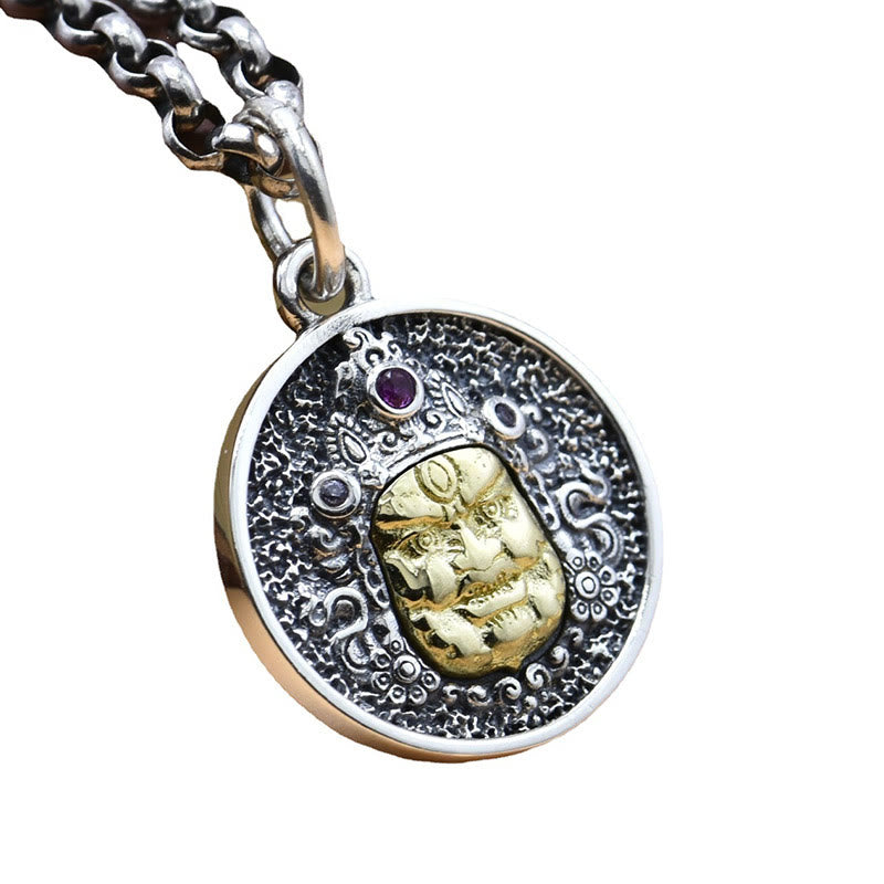 925 Sterling Silver Zakiram Goddess Wealth Spiritual Necklace