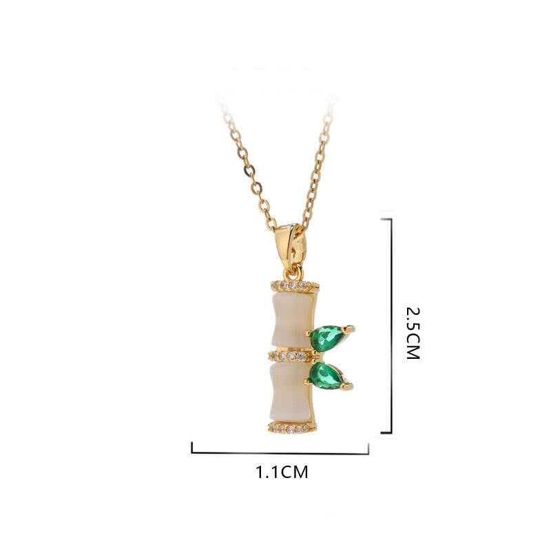 Chalcedony Harmony Necklace 18K Gold Plated Spiritual Pendant