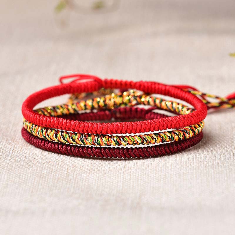 Tibetan Red String Bracelet 20-28cm | Spiritual Protection