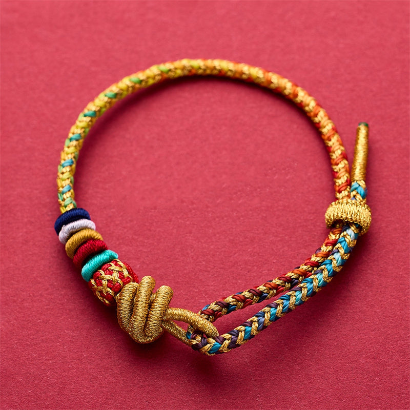 Dragon Feng Shui Luck Bracelet with Copper Coin Charm