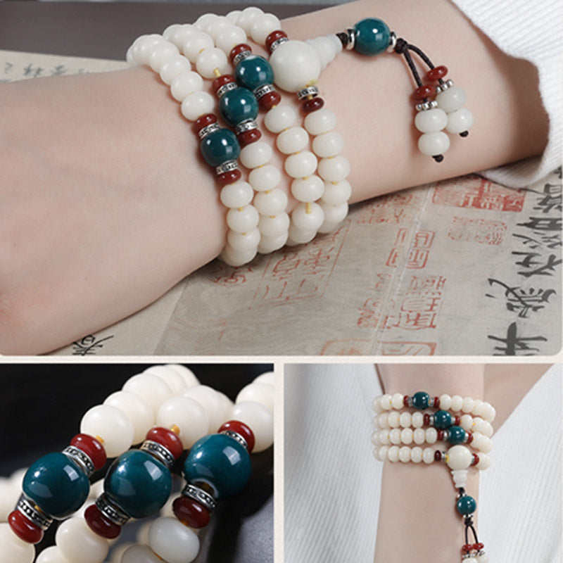 Adjustable Bodhi Seed Bracelet for Wisdom and Meditation