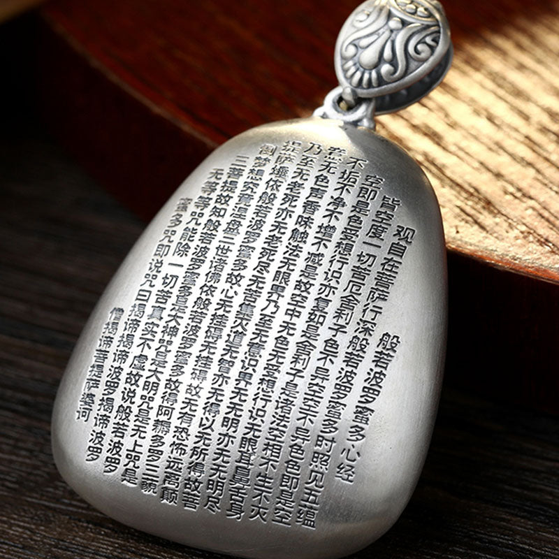 999 Sterling Silver Chinese Zodiac Protection Pendant Necklace