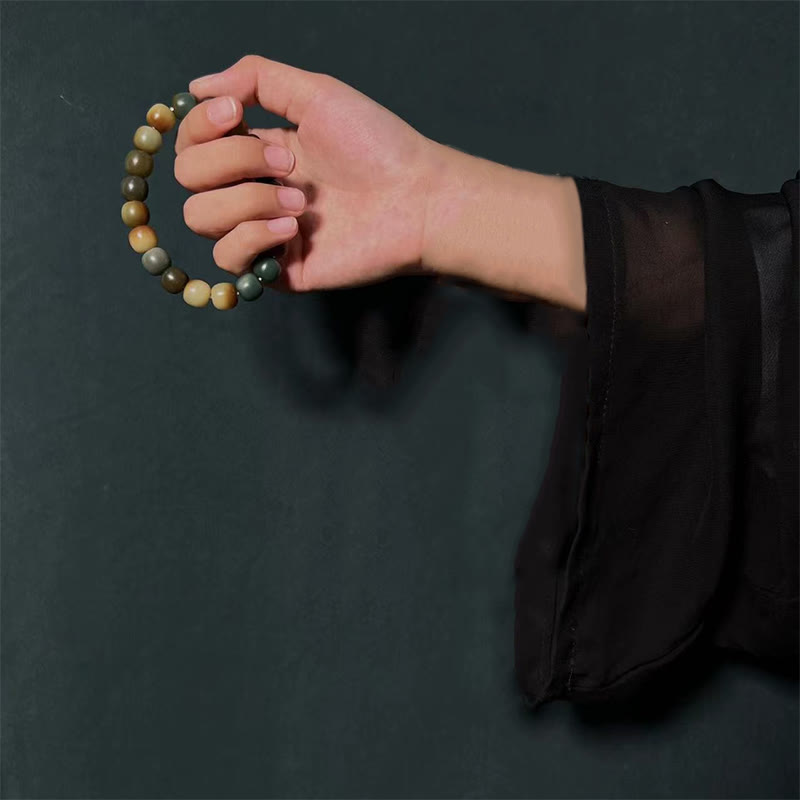108 Beads Bodhi Seed Mala Bracelet for Peace & Wisdom