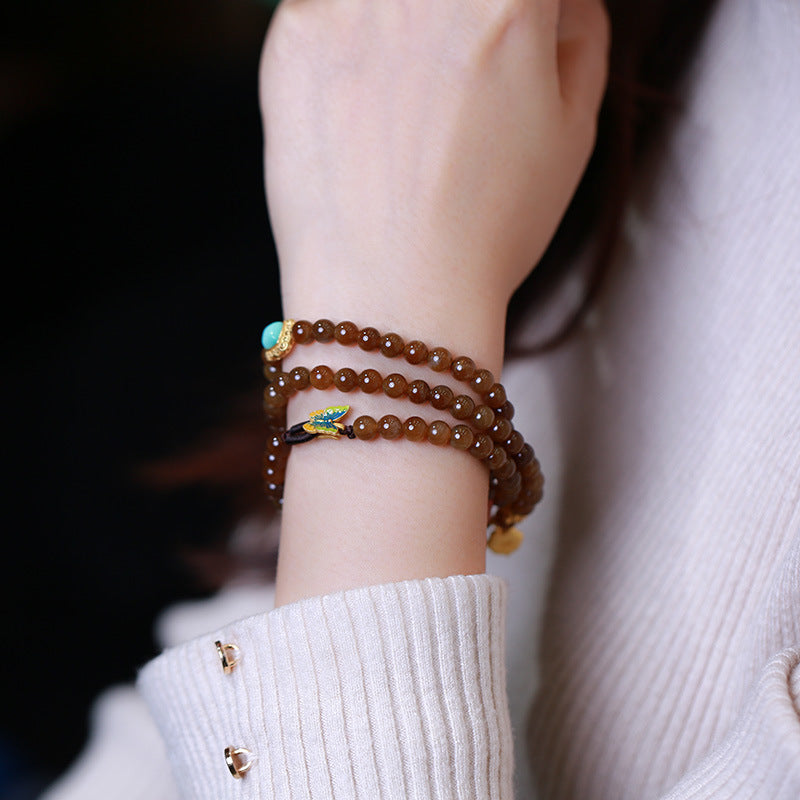 Jade Prosperity Butterfly Gourd Bracelet Necklace