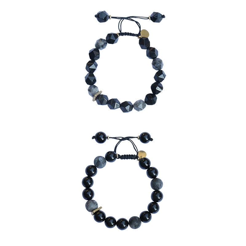 10mm Black Obsidian Purification Bracelet for Positivity