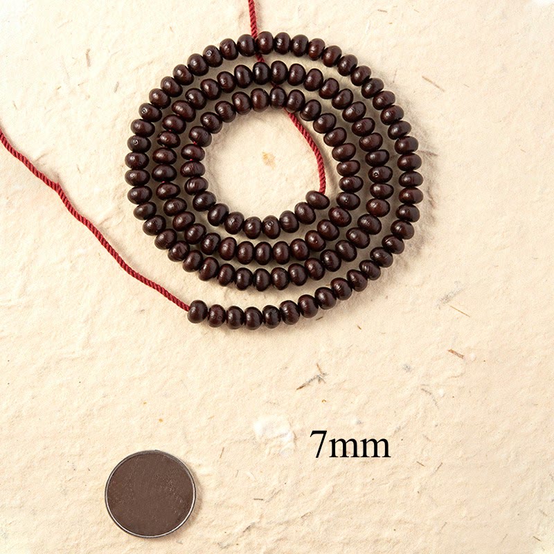 108 Beads Purple Bodhi Seed Mala Bracelet Meditation