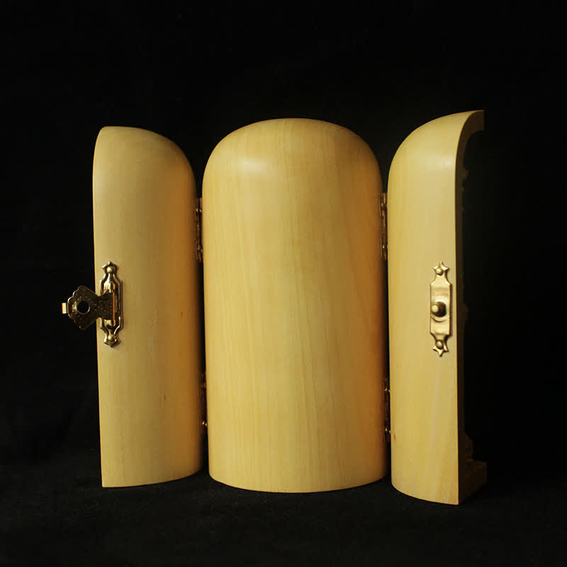 Autel de prospérité en buis Daikokuten pour la richesse et l'abondance