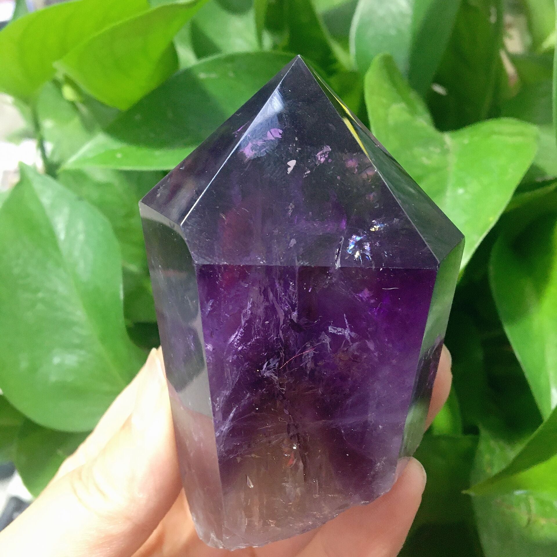 Dark Purple Amethyst Point 3.4in Healing Crystal