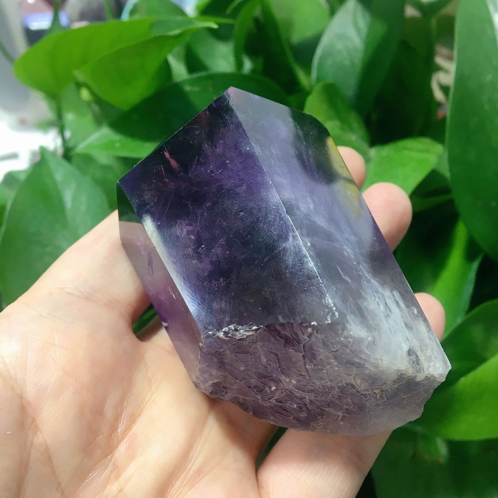 Dark Purple Amethyst Point 3.4in Healing Crystal