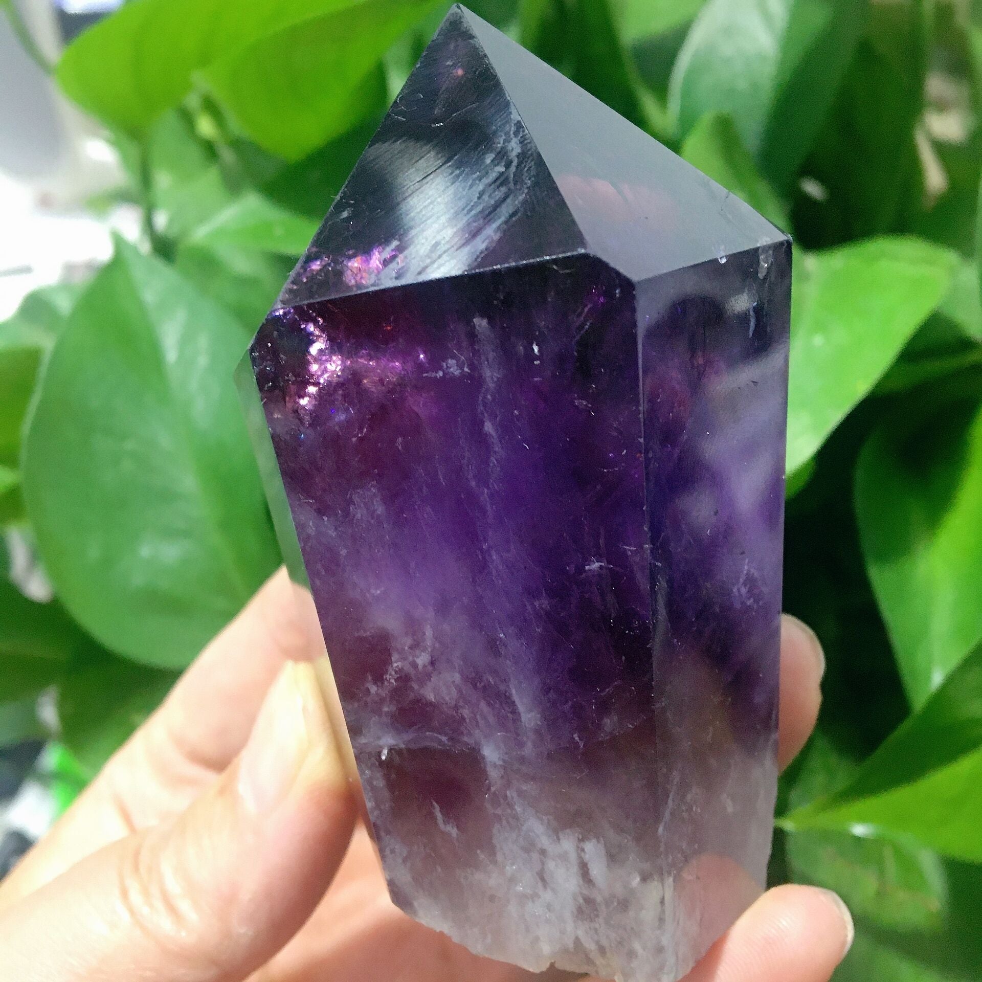 Dark Purple Amethyst Point 3.4in Healing Crystal