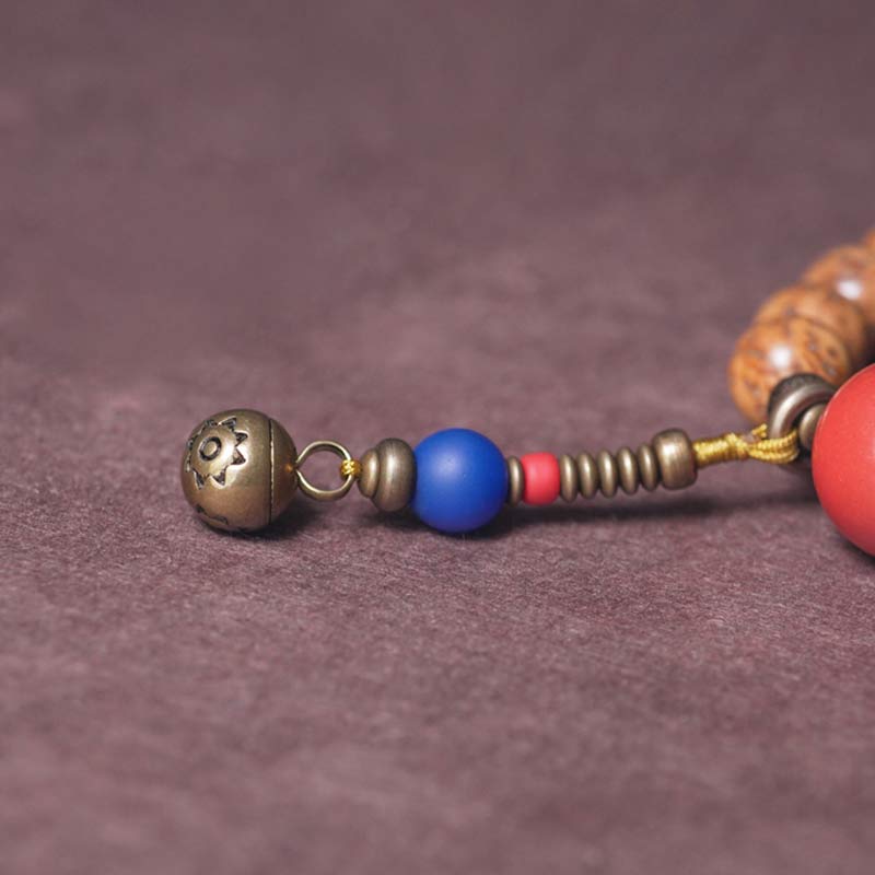 108 Bead Bodhi Seed Mala Bracelet for Wisdom & Peace