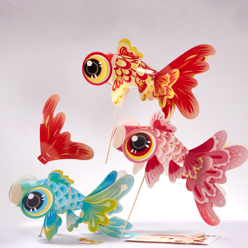 Lanterne en papier poisson koï porte-bonheur DIY | Décoration de la mi-automne