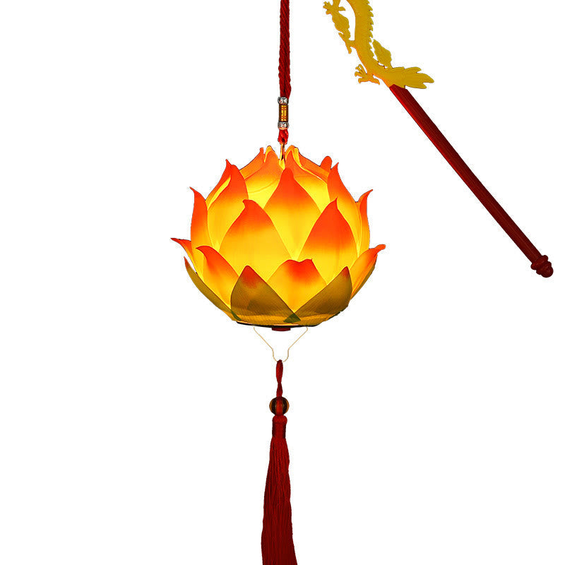 Lanterne dragon en forme de fleur de lotus à faire soi-même | Décoration spirituelle pour la maison