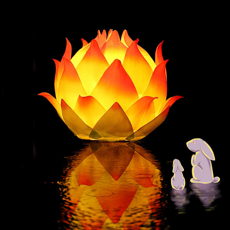 Lanterne dragon en forme de fleur de lotus à faire soi-même | Décoration spirituelle pour la maison