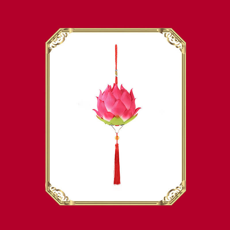 Lanterne dragon en forme de fleur de lotus à faire soi-même | Décoration spirituelle pour la maison