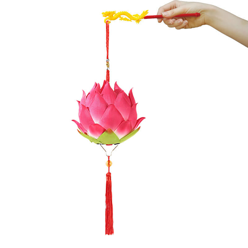 Lanterne dragon en forme de fleur de lotus à faire soi-même | Décoration spirituelle pour la maison